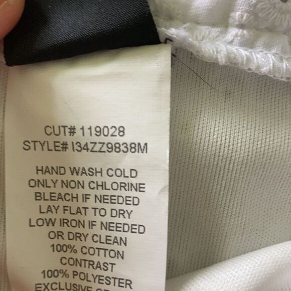 NWT Wrapper for Kohls White Eyelet Lace Hem Skirt Size XS/S - elegant - Picture 7 of 7